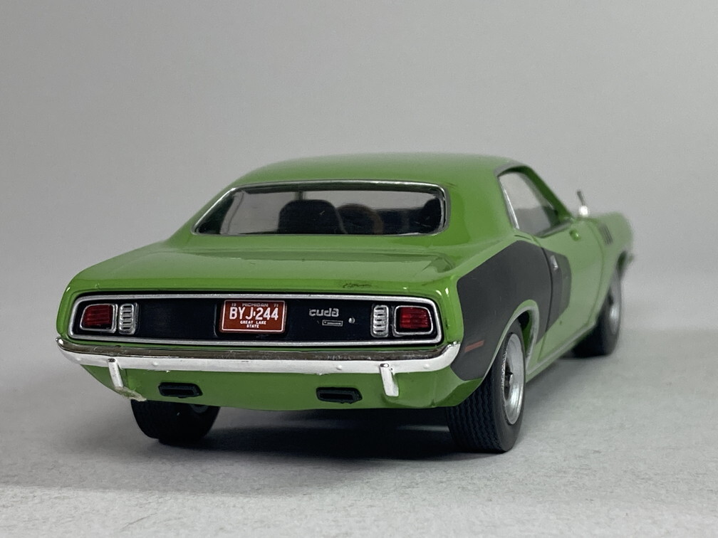 [ジャンク] プリムス ヘミ クーダ Plymouth Hemi Cuda (1971) 1/43 - ディアゴスティーニ アメリカンカーコレクションの画像6