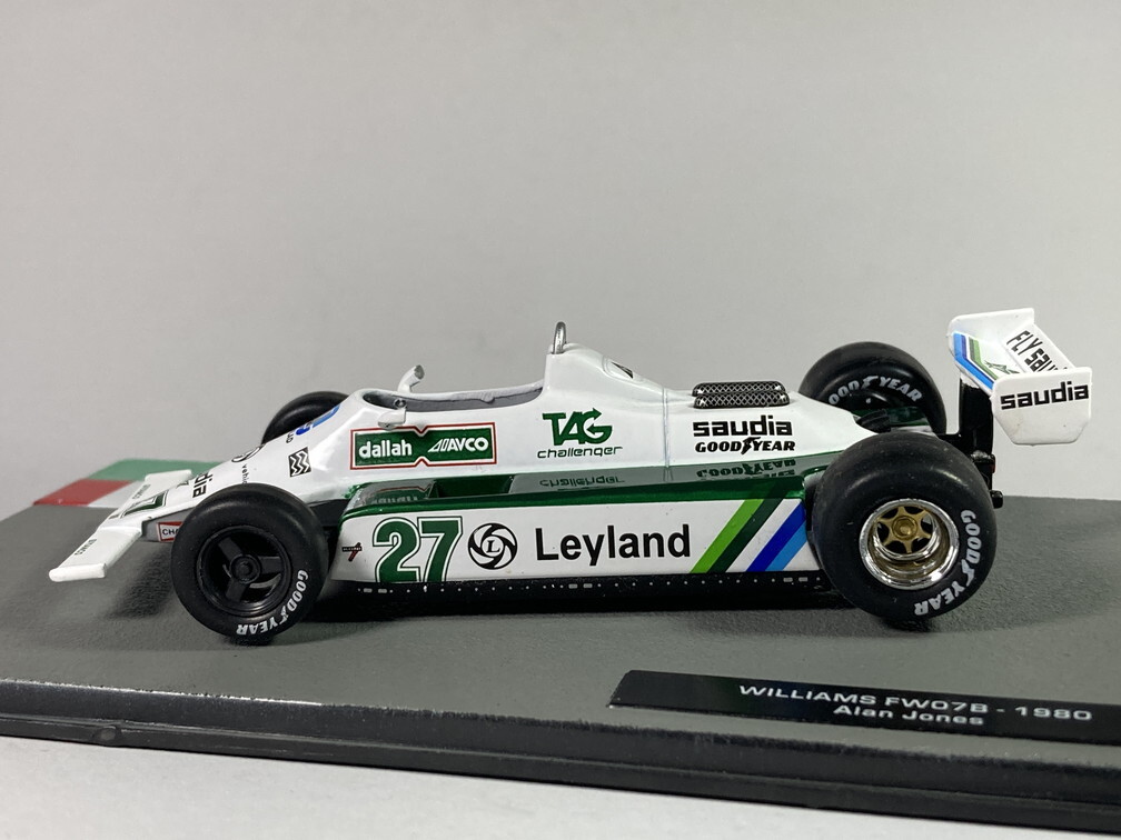 ウィリアムズ Williams FW07B 1980 Alan Jones 1/43 - ディアゴスティーニ Deagostini F1マシンコレクションの画像3