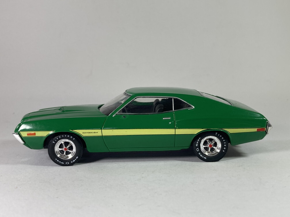 [ジャンク] フォード グラントリノ スポーツ Ford Gran Torino Sport (1972) 1/43 - ディアゴスティーニ アメリカンカーコレクションの画像4