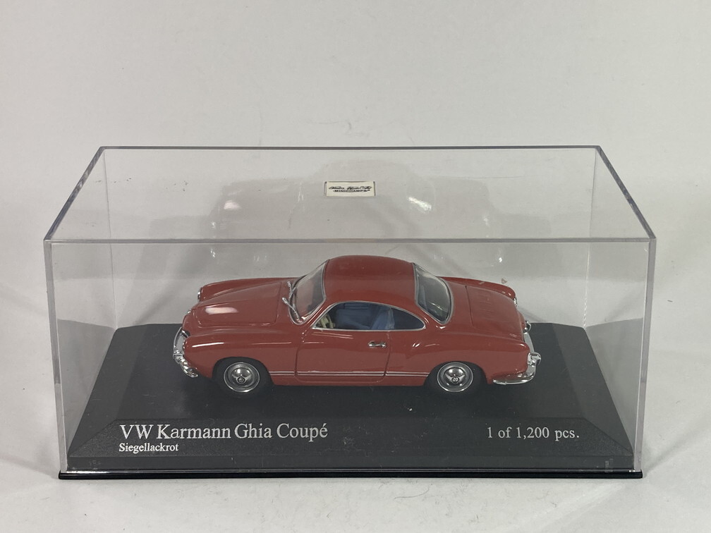 VW カルマンギア クーペ Karmann Ghia Coupe 1966 1/43 - ミニチャンプス Minichampsの画像9