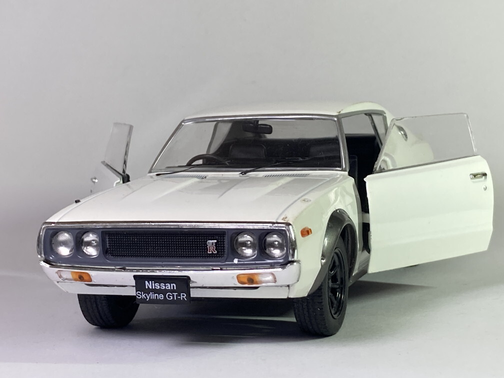 [ジャンク] ケンメリ スカイライン Nissan Skyline 2000GT-R KPGC110 1/24 - アシェット国産名車コレクション Hachetteの画像1