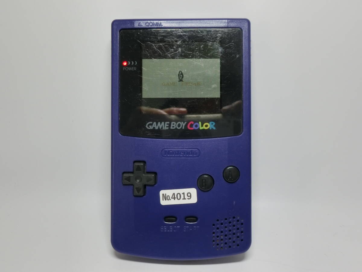 [N4019-g6005] secondhand goods : nintendo Game Boy GAME BOY COLOR / CGB-001 body * soft attaching operation goods 