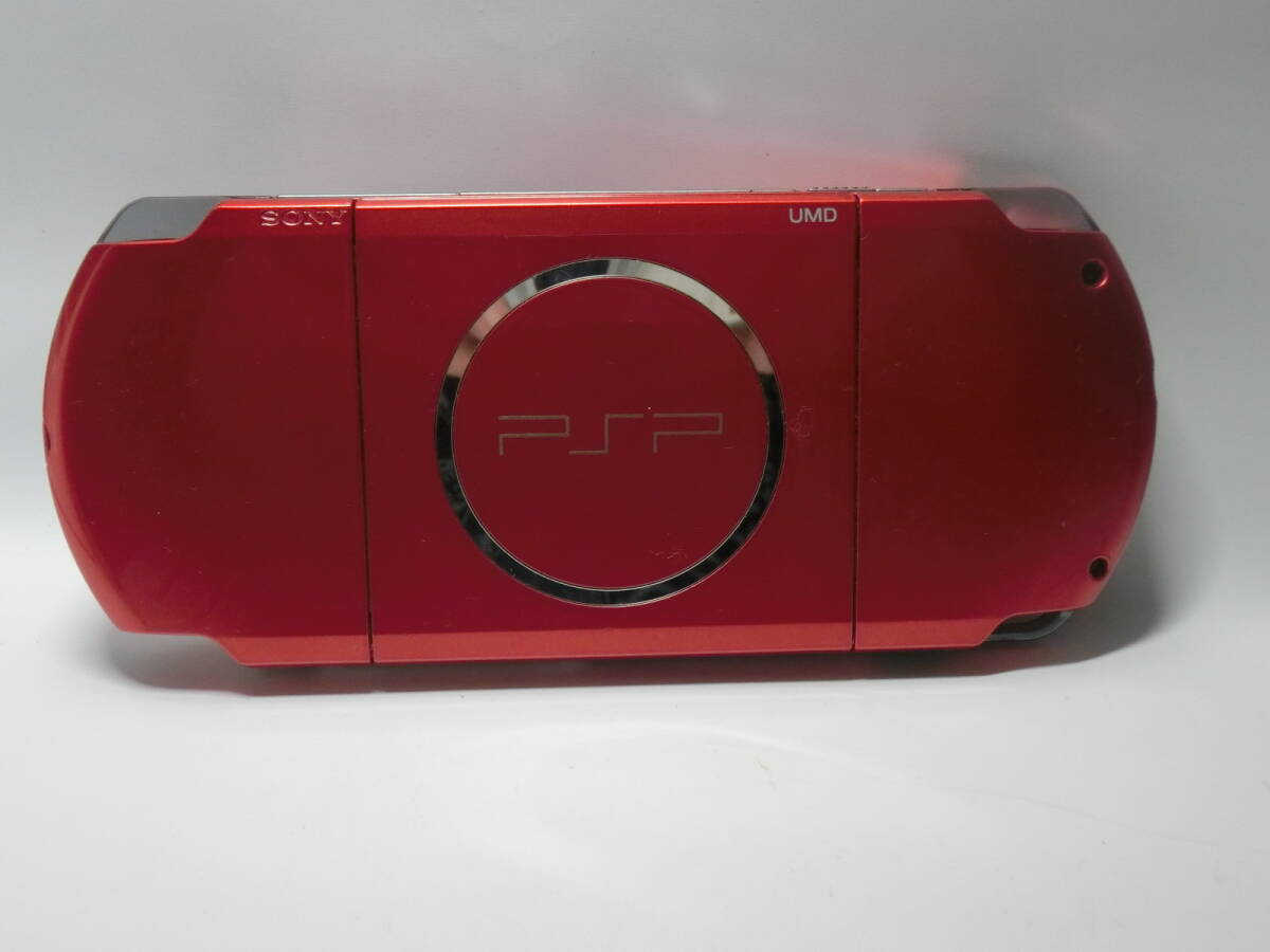 【№036-ｇ6004】中古品：SONY PSP-3000 本体・メモリーステック・ソフト付き 作動確認 バッテリーなし 現状渡す 比較的きれいな商品の画像10