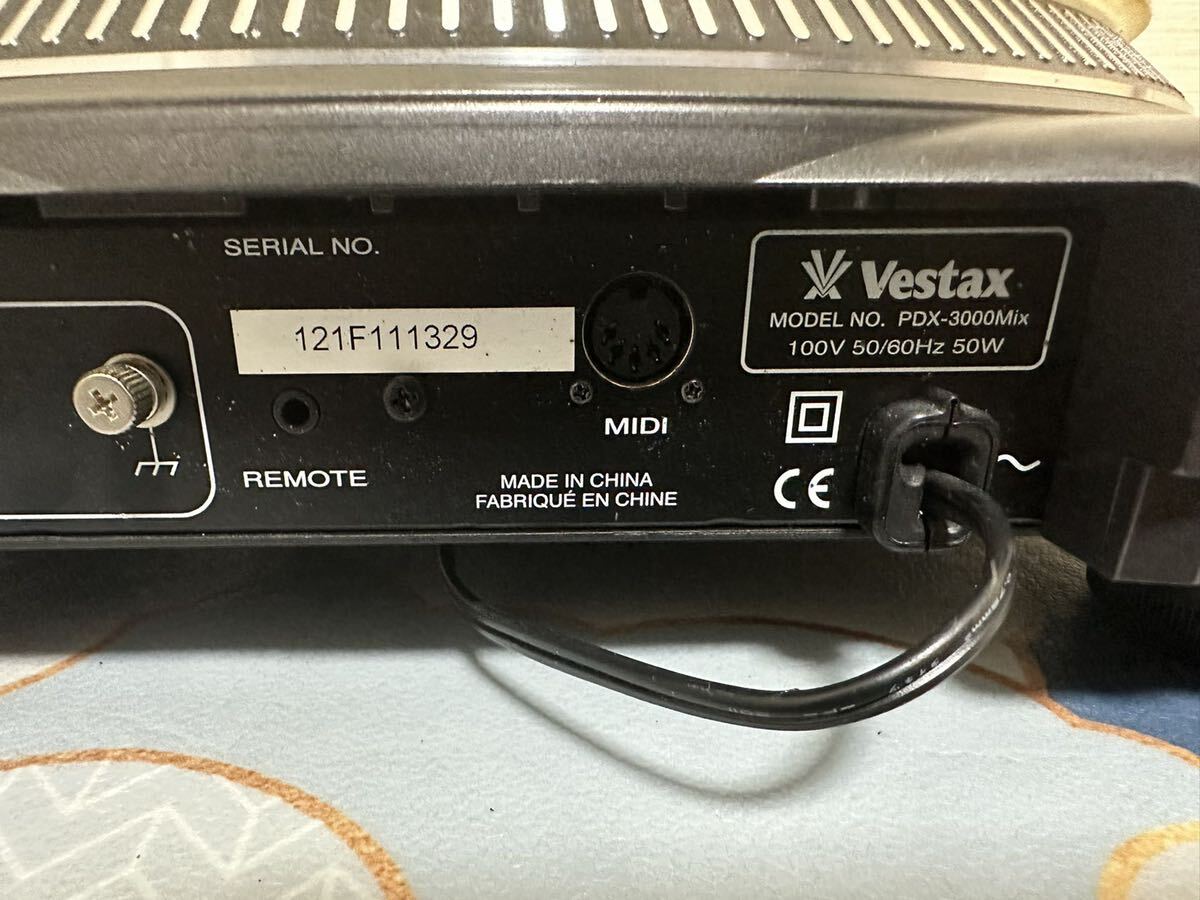 Vestax. start ksPDX-3000MIX turntable 