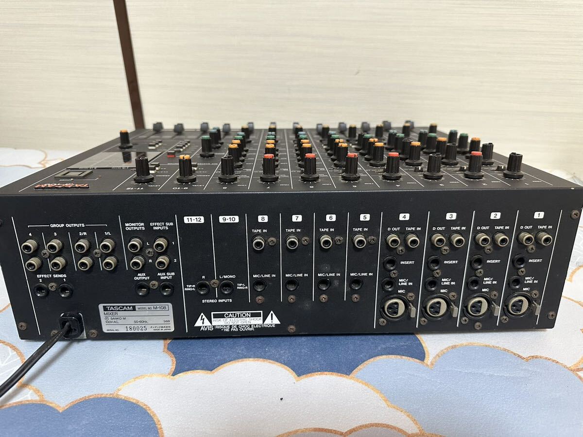 TASCAM M-108 mixer 