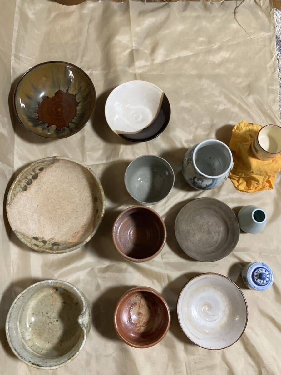 茶道具 茶器 抹茶碗 在銘 陶器 の画像2