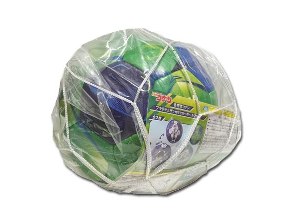 SEGA 名探偵コナン Case Closed Detective Conan 江戸川コナン プラチナム ザッカ サッカーボール 2024 Soccer ball toy TypeB　グリーン_画像2