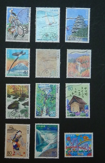 (44)ふるさと切手 使用済 24枚 実逓消印の画像6