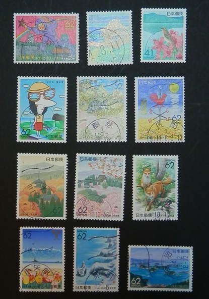 (43)ふるさと切手 使用済 24枚 実逓消印の画像6