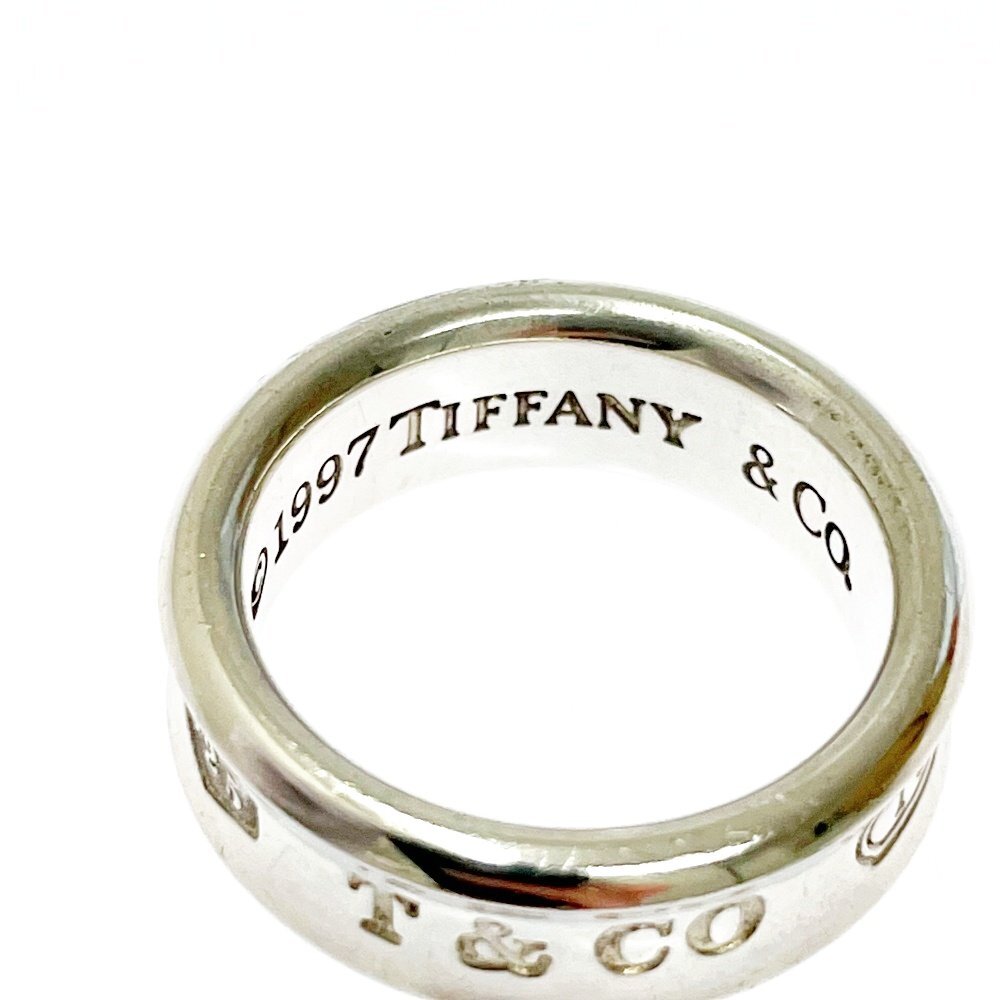 【1円スタート】TIFFANY & Co. ティファニー シルバー 1837 ナロー 8.6g 925刻印 指輪 リング 260756の画像5