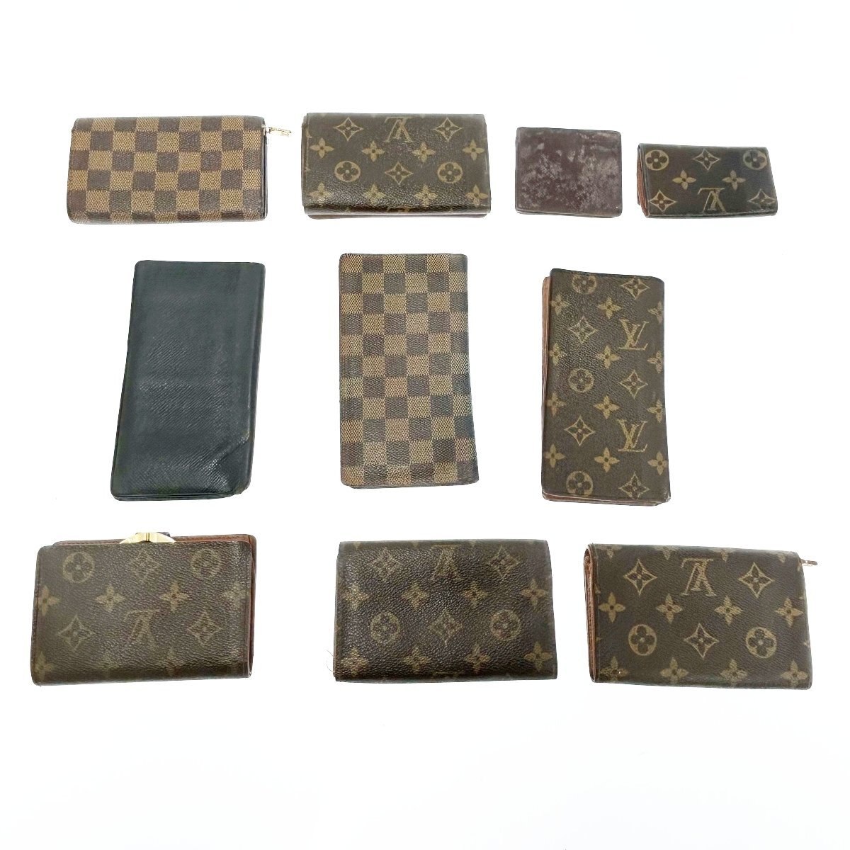 【1円スタート】【まとめ売り】LOUIS VUITTON ルイ・ヴィトン モノグラム タイガ ダミエ キーケース 財布 ジャンク 10点セット 260281_画像2