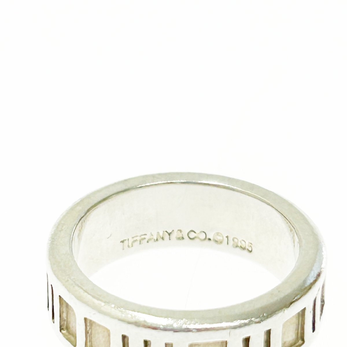 【1円スタート】TIFFANY & Co. ティファニー シルバー アトラス 6.3g 925刻印 指輪 リング 264858の画像7