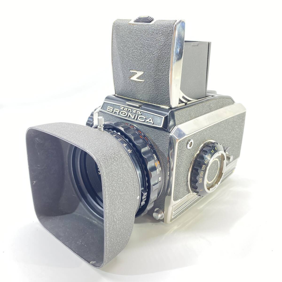 1円～ 6T31510324 ZENZA BRONICA ゼンザブロニカ 中判カメラ MODEL C NIKKOR-P 1:2.8 f=7.5cm カメラ 撮影機器 シャッターOKの画像1