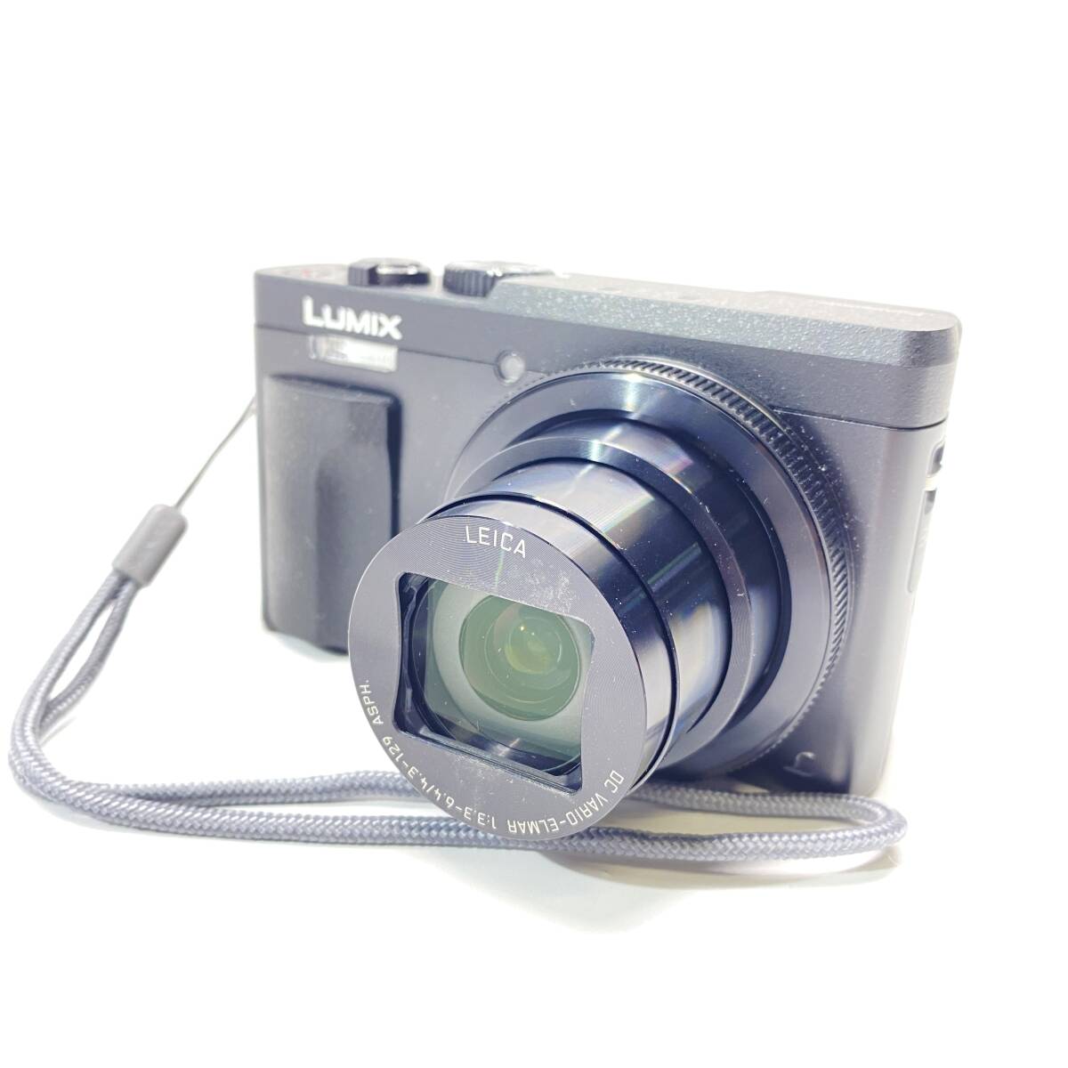 1円～ 6T20040424 Panasonic パナソニック LUMIX ルミックス コンパクトデジタルカメラ DC-TZ90 ブラック 撮影機器 通電確認 動作未確認_画像1