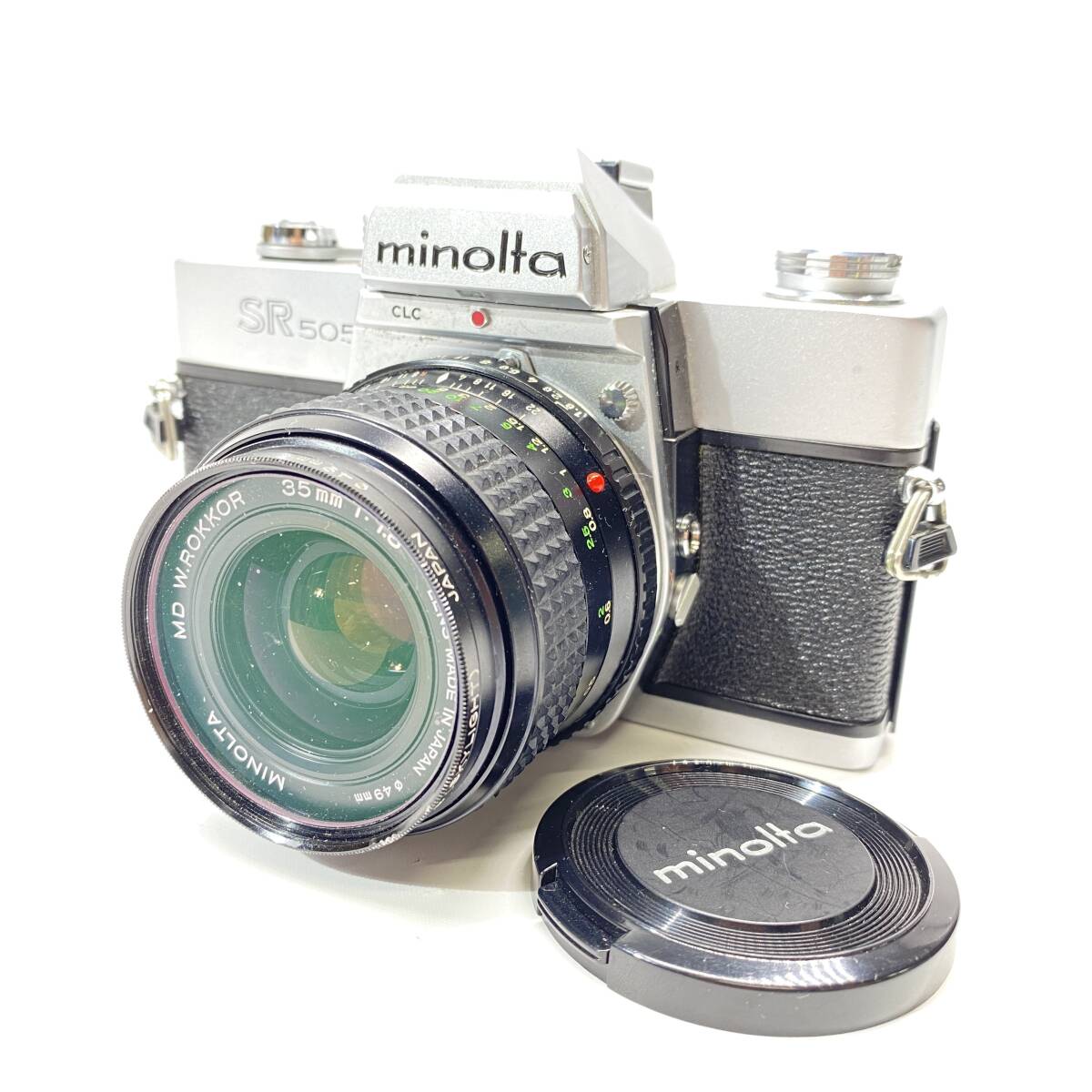 1円～ 6T20120424 minolta ミノルタ フィルムカメラ MD W.ROKKOR 35mm 1:1.8 カメラ 撮影機器 シャッターOK