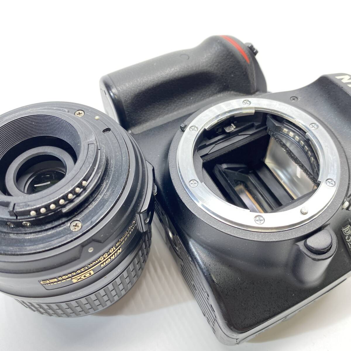 1円～ 6T20150424 Nikon ニコン デジタルカメラ D3200 AF-S DX-NIKKOR 18-55mm 1:3.5-5.6 GII カメラ 撮影機器 通電確認 動作未確認