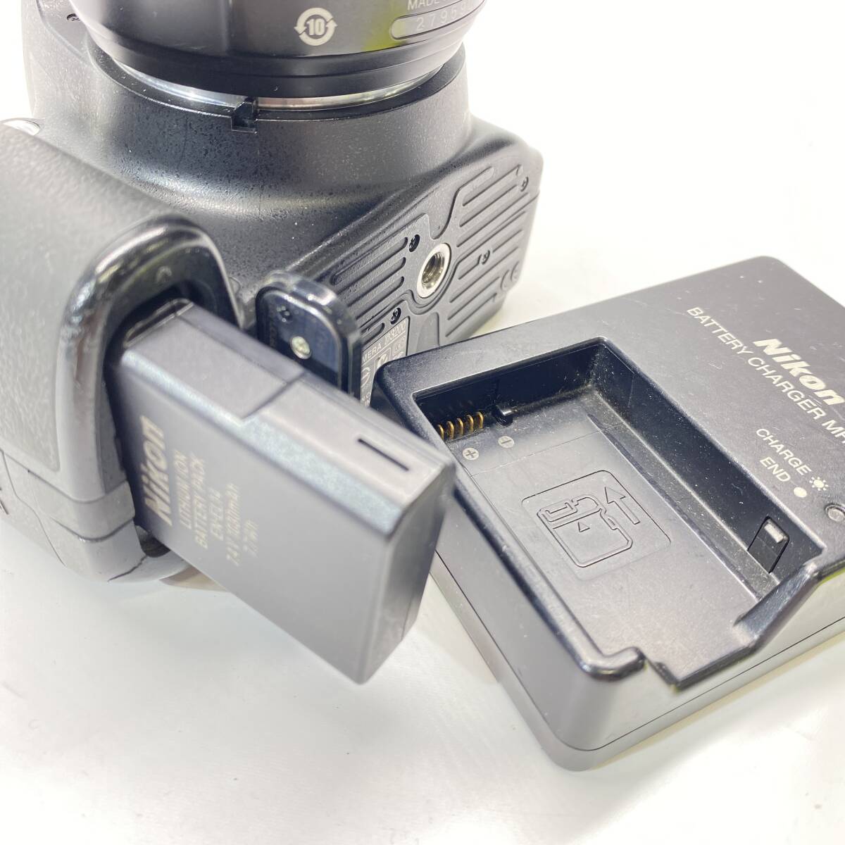 1円～ 6T20150424 Nikon ニコン デジタルカメラ D3200 AF-S DX-NIKKOR 18-55mm 1:3.5-5.6 GII カメラ 撮影機器 通電確認 動作未確認