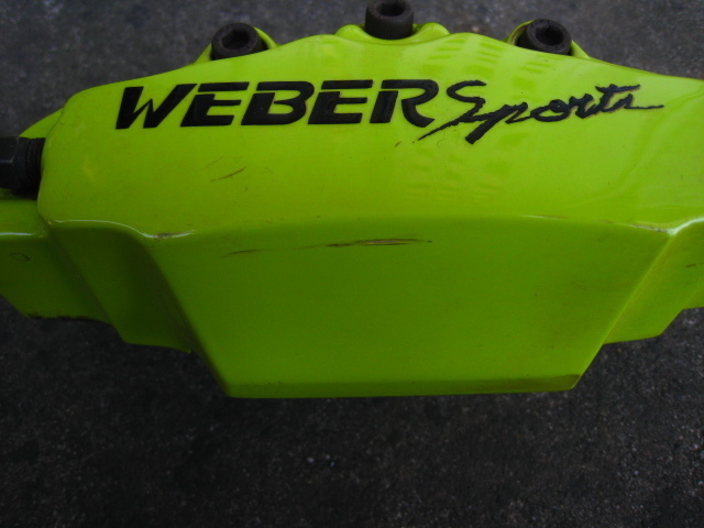 * secondhand goods *WEBERsports| way bar sport * caliper cover * New Beetle turbo exclusive use *9CAWU*asido green * preliminary parts attaching 