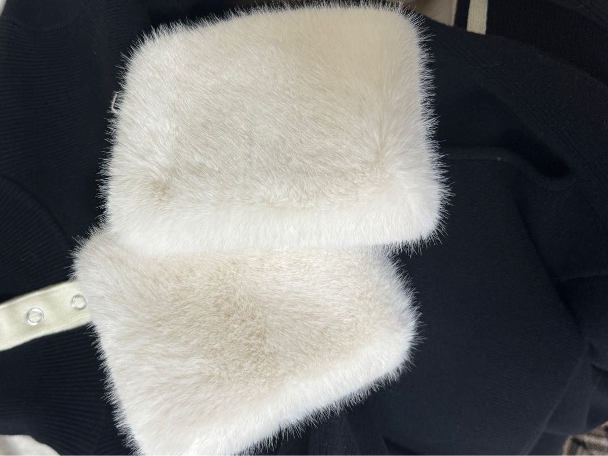 andmary アンドマリー Zoe fur mini dress ワンピース ミニ andmary アンドマリー Zoe fur mini dress ワンピース ミニ