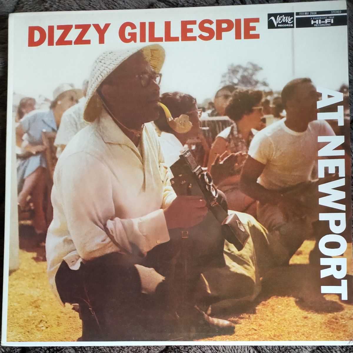 DIZZY GILLESPIE AT　NEWPORT，57： Verve SJ誌選定GOLDDISK国内盤ポリドール LP