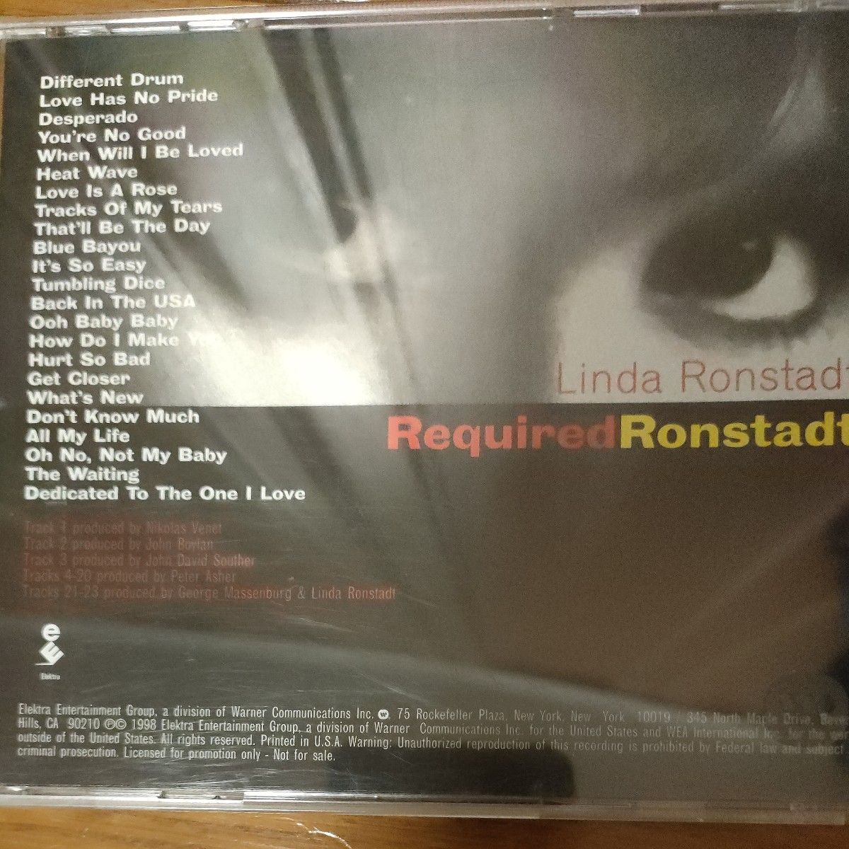 Linda Ronstadt/Required Ronstadt:輸入盤CD