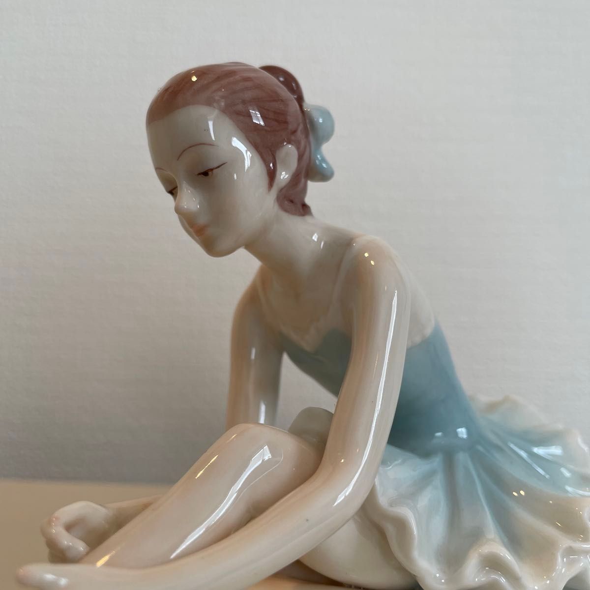 バレリーナ 陶器 置物 2点セット【美品】バレエ オブジェ フィギュア 
