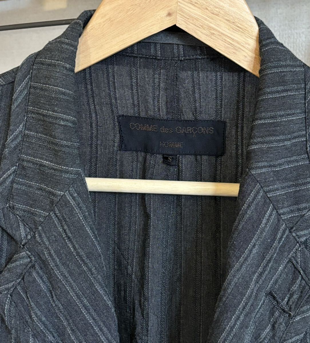 美品 vintage archive comme des garcons homme コムデギャルソンオム 田中啓一期 製品洗い アンコン ジャケット