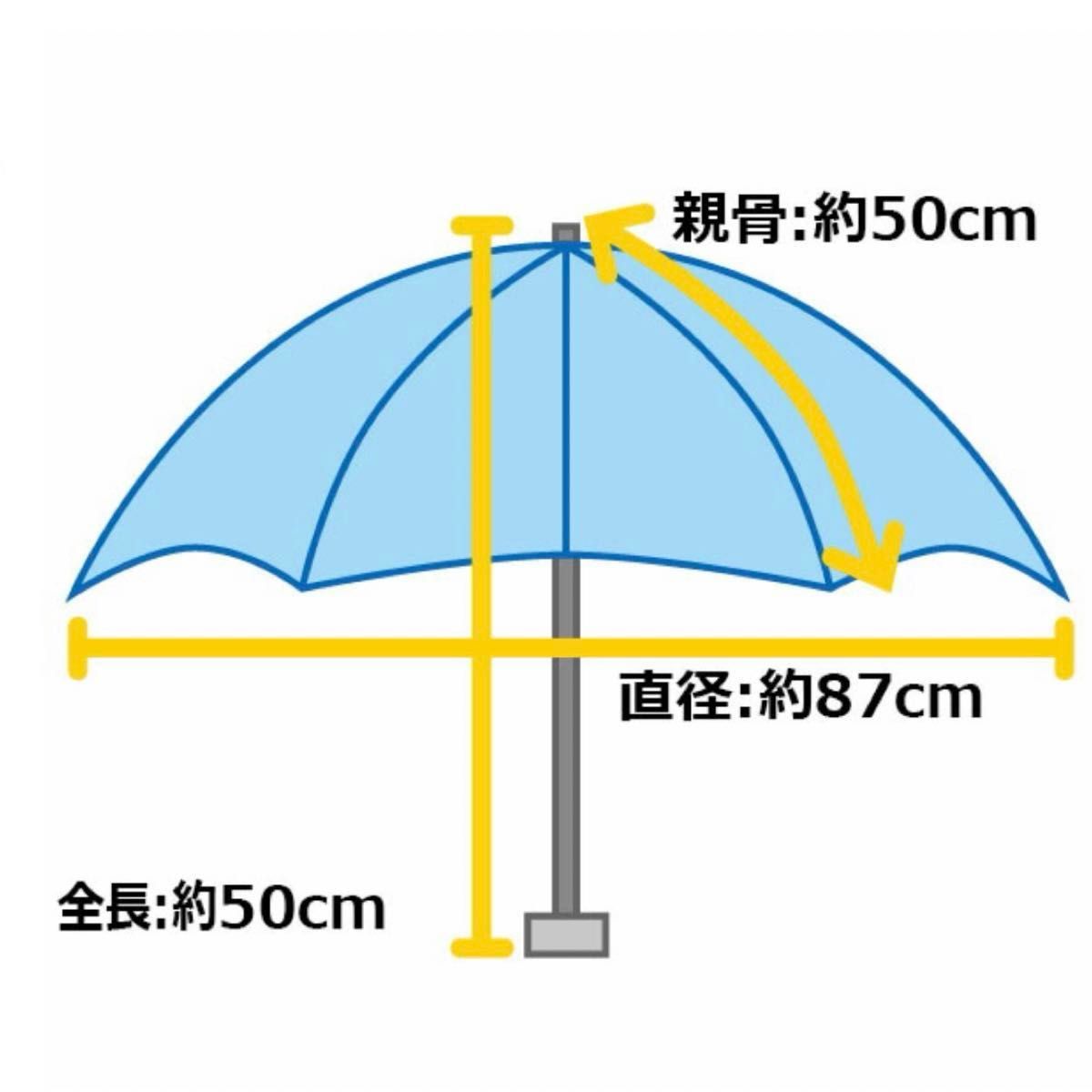 【used】折りたたみ傘 傘 折り畳み傘 軽量 雨具 雨傘 水玉 ドット 赤 ウォーターフロント　可愛い　通学