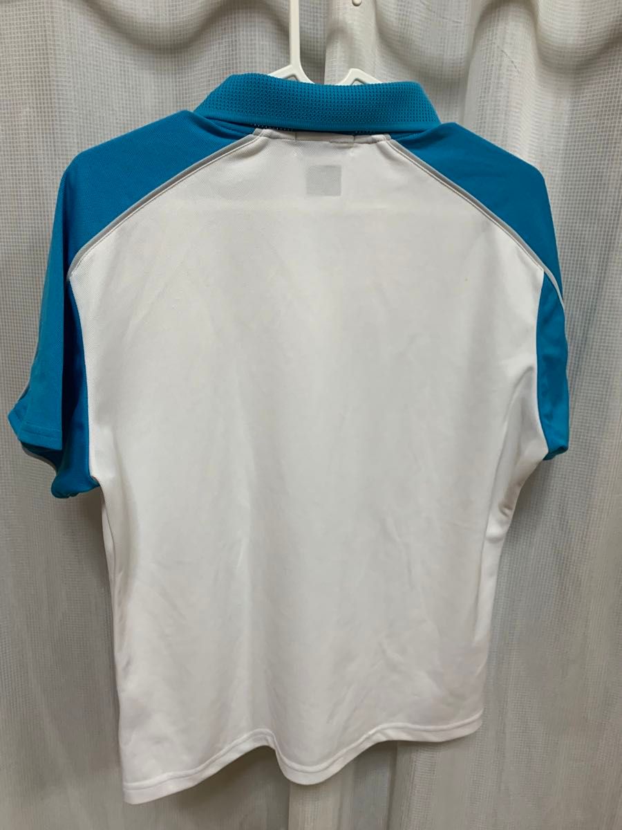 YONEX ゲームシャツ　ホワイトブルー