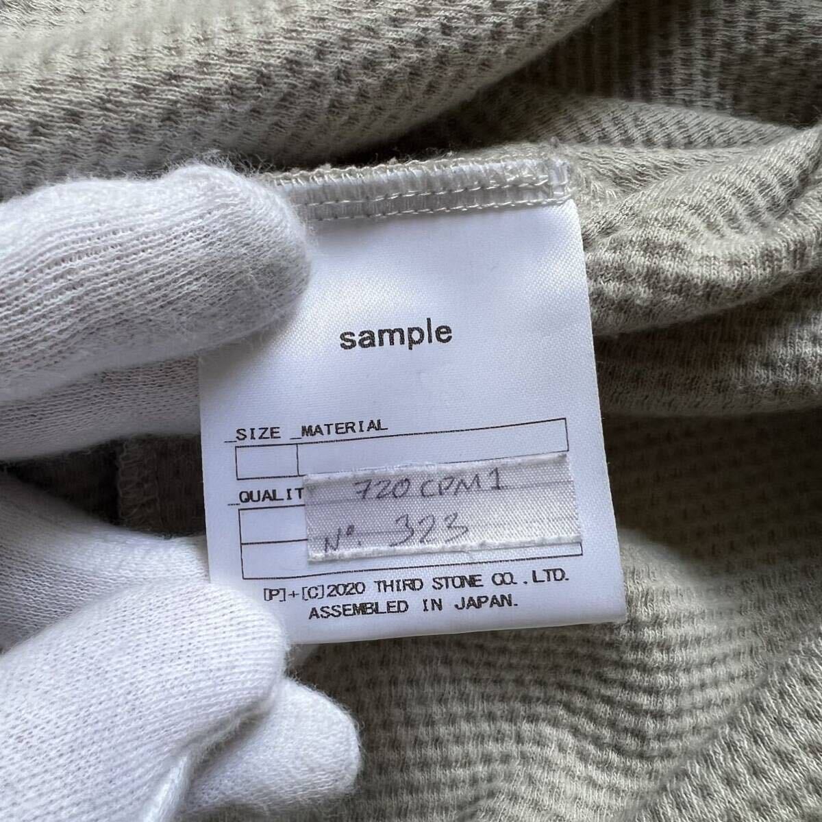 希少 20AW NILoS zip gimmick over-sized hoodie SAMPLE JULIUS collection Japanese label ニルズ パーカー サンプル ユリウス Rare の画像7