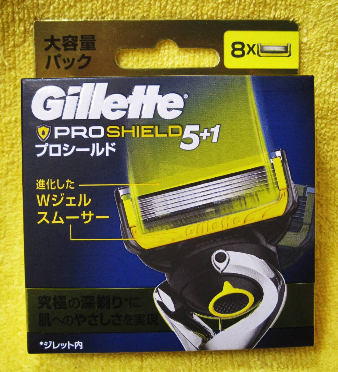 ◆【未開封】ジレット プロシールド Gillette PROSHIELD 5+1 替刃8コ入 ◆ 送料140円～ の画像1