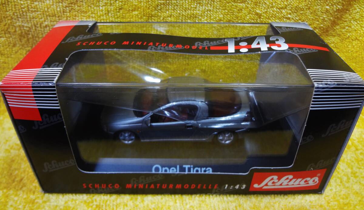 ★【中古】シュコー Opel Tigra #04093 シルバー系 SCHUCO MINIATURMODELLE 1:43 Made in Germany ドイツ製 ★ 送料520円 の画像6