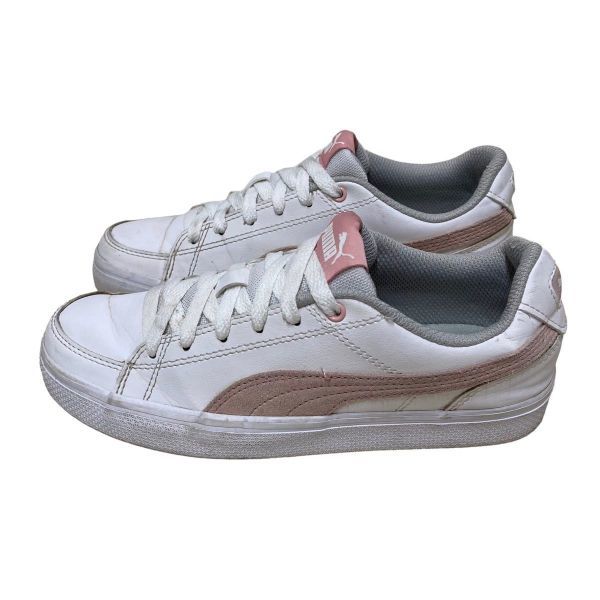 AC916 PUMA Puma Lady slow cut спортивные туфли US4.5C 22.5cm белый розовый популярный модель 