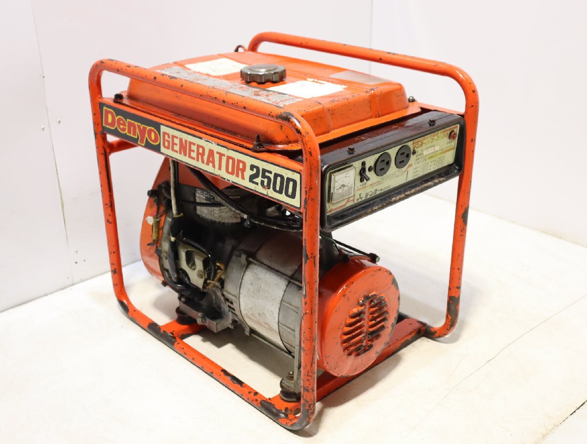 西H☆Denyo 発電機 デンヨーパワー2500 GP-2505 50Hz☆3K-605 発電 西H☆Denyo 発電機 デンヨーパワー2500 GP-2505 50Hz☆3K-605 発電