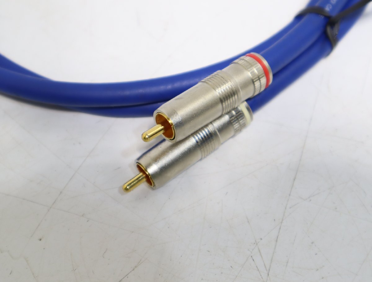 レパ370/60☆ Accuphase アキュフェーズ RCAケーブル AUDIO CABLE 1m 2本セット◆3K-713_画像3