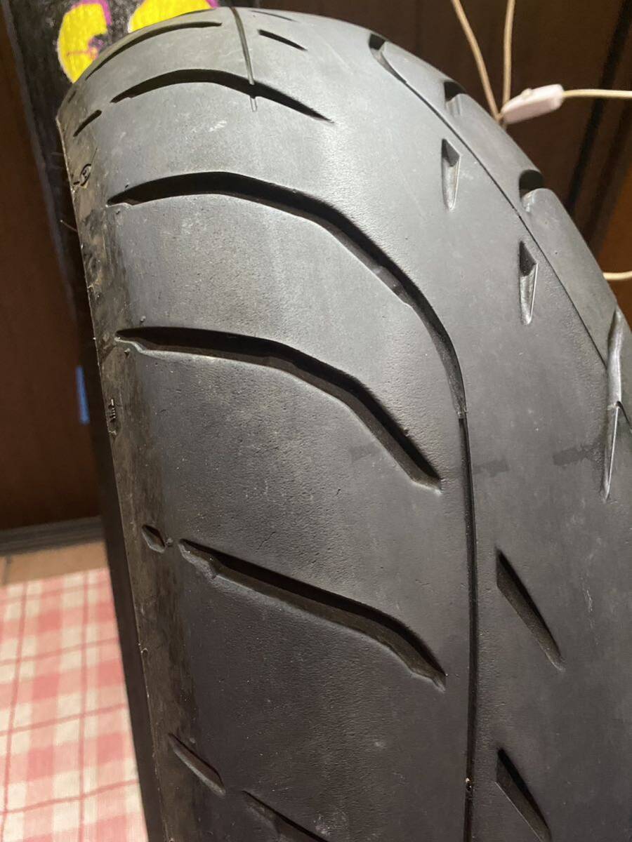 中古MCタイヤ DUNLOP SPORTMAX ROADSMARTⅣ 180/55ZR17 ダンロップ スポーツマックス ロードスマート4 180 55 17 1520 M3067の画像3