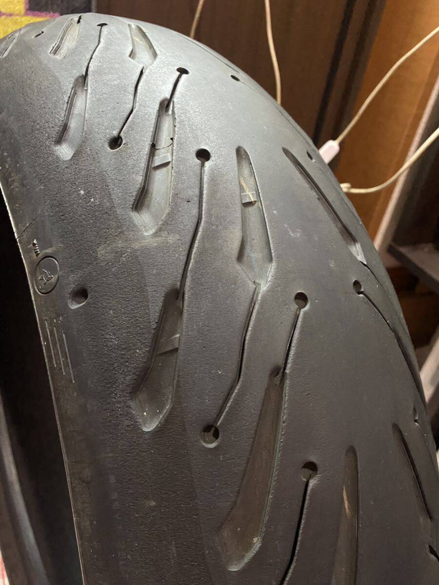 中古MCタイヤ MICHELIN 2CT+ ROAD5 190/55ZR17 ミシュラン ロード5 190 55 17 1719 M3087の画像3