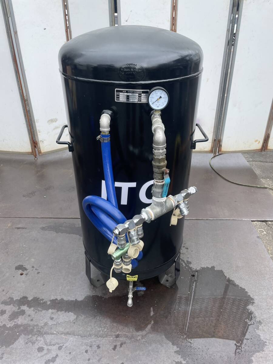 中古品】神戸製鋼所 コベルコ KOBELCO 空気槽 110L 使用圧力0.97 中古品】神戸製鋼所 コベルコ KOBELCO 空気槽 110L 使用圧力0.97