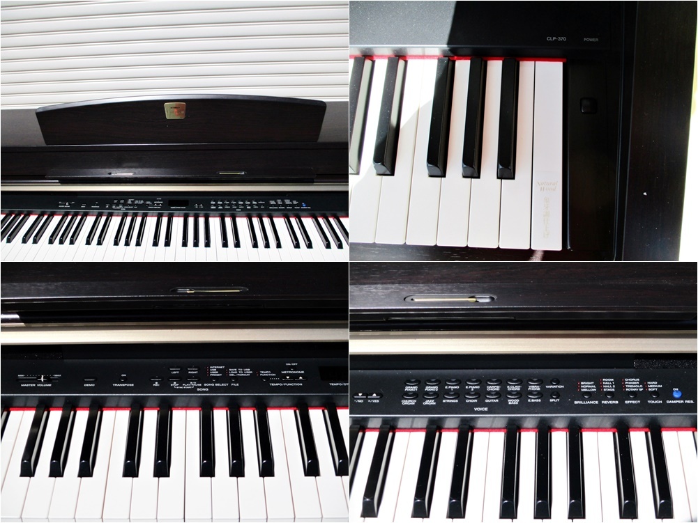 YAMAHA 電子ピアノ Clavinova CLP-370 動作良好 88鍵 鍵盤楽器 クラビノーバ ヤマハの画像4