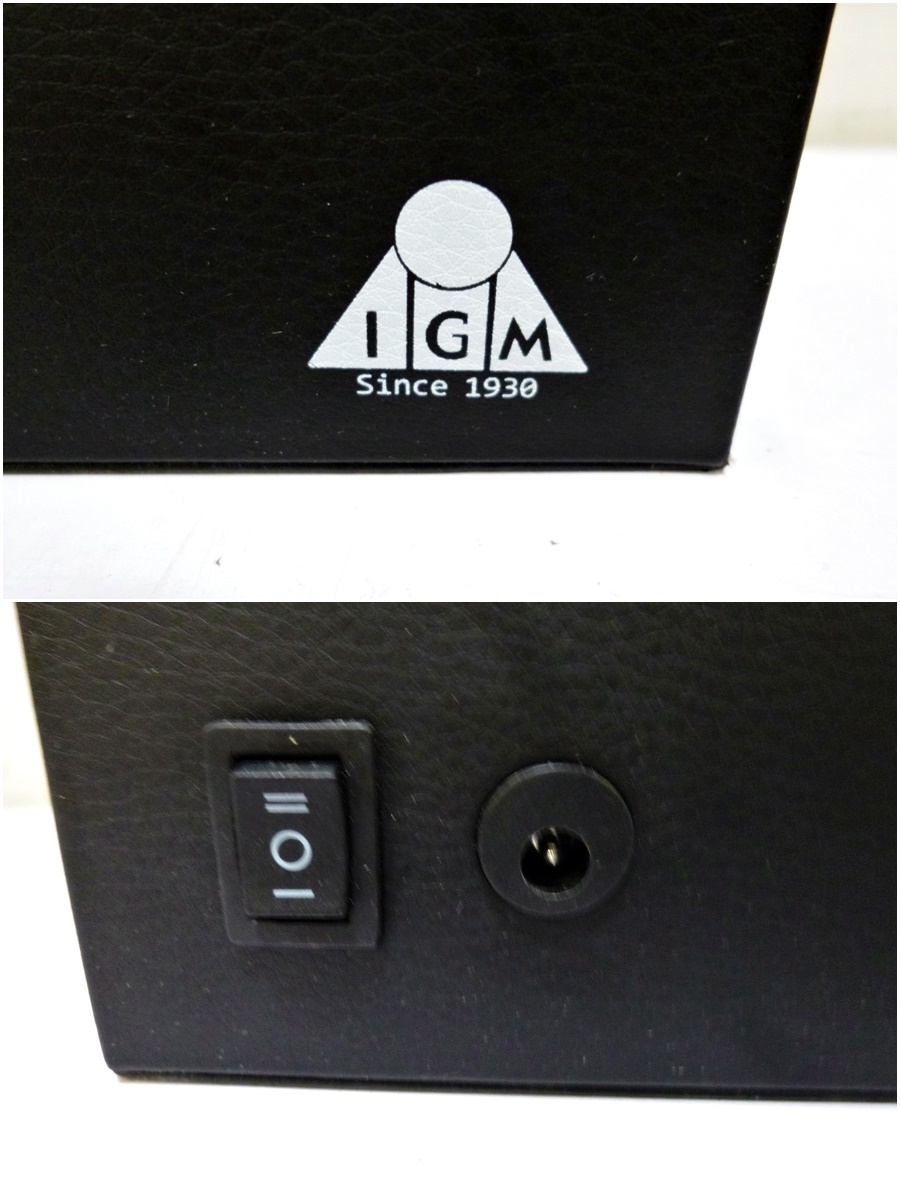 IGIMI　 ワインディングマシーン腕時計用ケース　M19-J　1本用　動作良好　ブラック　ウォッチワインダー　時計収納ケース　イギミ_画像8