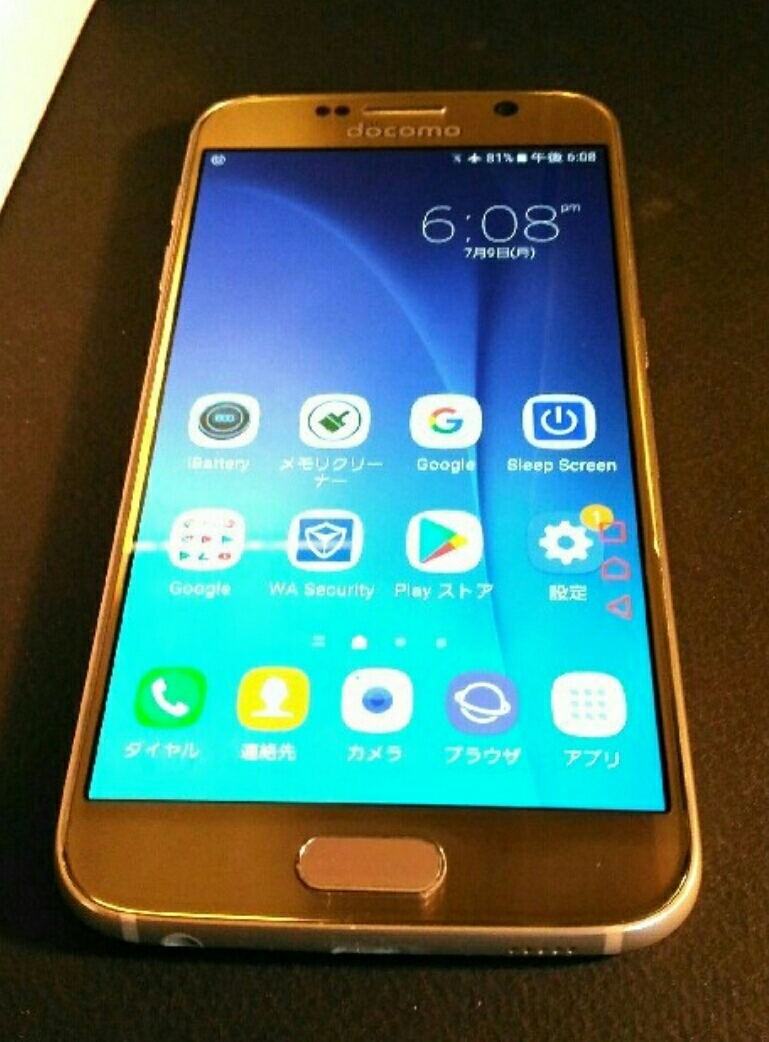 GalaxyS6 SC-05G ゴールド 美品