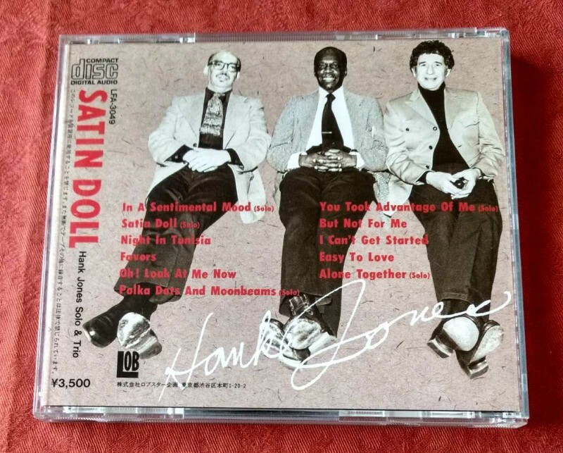 Hank Jones Solo & Trio / SATIN DOLL_画像2