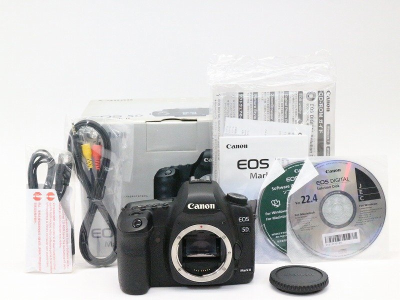 ●○【元箱付】Canon EOS 5D MarkII デジタル一眼レフカメラ ボディ EFマウント Mark2 キャノン○●019585008Jm○●の画像1