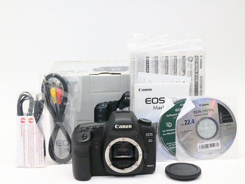 ●○【元箱付】Canon EOS 5D MarkII デジタル一眼レフカメラ ボディ EFマウント Mark2 キャノン○●019585008Jm○●