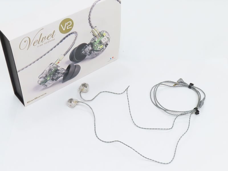 ■□EARSONICS Velvet V2 カナル型 イヤフォン イヤーソニック 元箱付□■020797007m□■