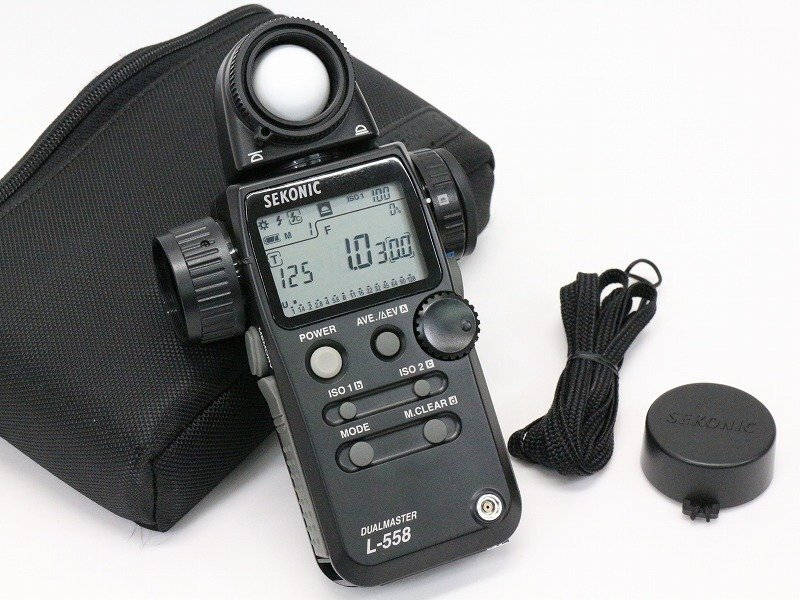 ●○【良品】SEKONIC DUALMASTER L-558 露出計 セコニック ケース付○●019585026m○●の画像1