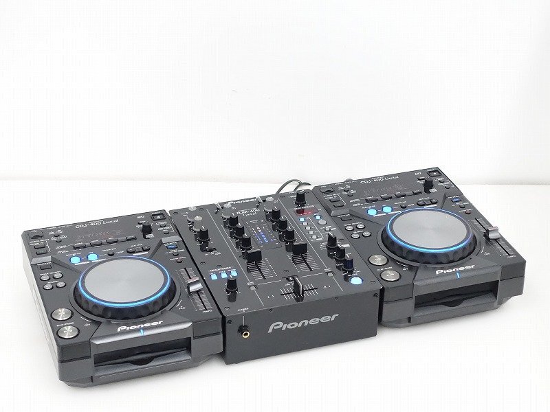 ^vPioneer CDJ-400-K/DJM-400-K Limited DJ для CD плеер / миксер шт. число ограниченная модель Pioneer жесткий чехол есть ^V021074001m^V