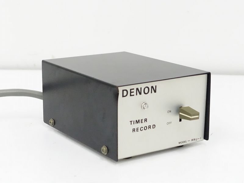 ■□DENON DH-710F/RRU-1 オープンリールデッキ TIMER RECORD付 デノン□■019363019J-2□■