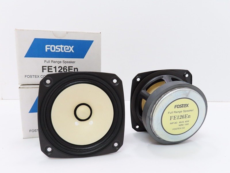 ■□【未使用】FOSTEX FE126En スピーカーユニットペア フォステックス 元箱付□■021012002m□■