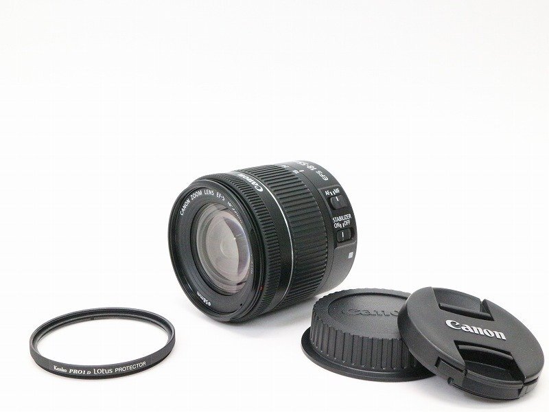 ●○【良品】Canon EF-S 18-55mm F4-5.6 IS STM カメラレンズ 標準 ズーム EFマウント キャノン○●021176003○●の画像1